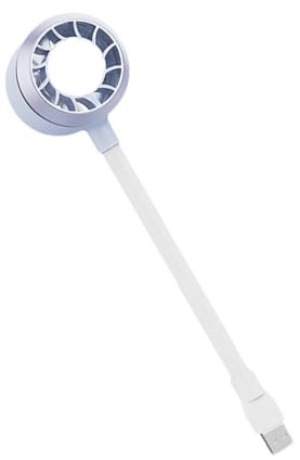 Ventilateur USB portable flexible, alimenté par USB – ventilateur USB avec lumière – Ventilateur de voyage pour ordinateur portable, PC, refroidisseur personnel pour , filles, femmes,