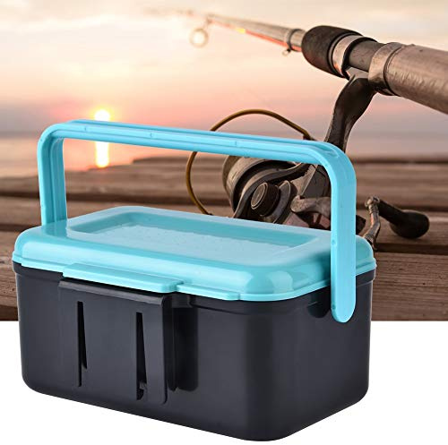 Scatole per Vermi per la Pesca, Custodia Portatile per Esche da Pesca Esche Vive Scatola per Esche da Pesca Che Adotta Materiale Plastico ABS, Custodia per il Trasporto con