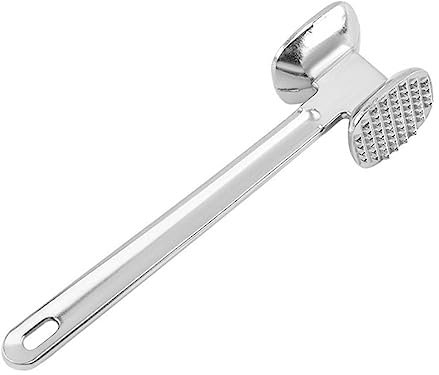 TOPBATHY Meat Tenderizer Aluminum Alloy Meat Hammer Double-Sided Steak Mallet for Restaurant