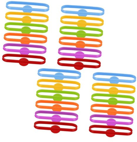 CIYODO 24pezzi Segnabicchieri in Silicone Accessori Per Bicchieri Marcatori Per Bicchieri Decorazioni Per Per Feste Ristoranti Matrimoni Sicurezza e Resistenza
