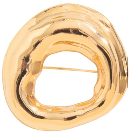 Zeiwohndc Mode Accessoire Modable Hohllegierung Brosche Mit Gold Oder Weißem K Finish Für Frauen Und Geschäftsfachleute