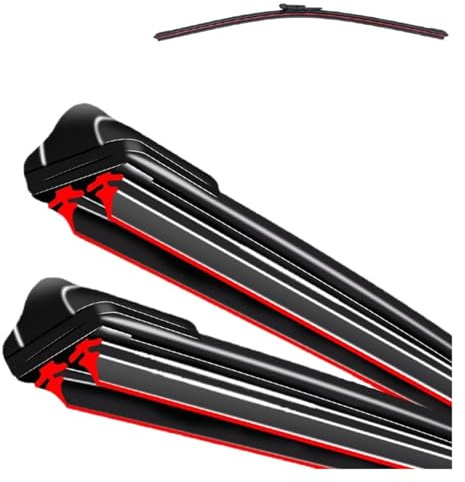 Compatible For Fiat Croma 194 MK2 2005 2006 2007 2008 2009 2010 LHD RHD Front Window Frameless Wiper Blades Rubber Cutter Auto Accessories
