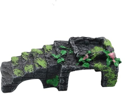 Giocattolo da Arrampicata con Granchio eremita in Resina, Giocattolo da Arrampicata con per mangime, Accessorio Multifunzione per terrario per rettili, Giocare con lucertole, intrattenimento e