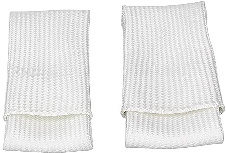 Spacnana Welding Finger Cots, Glass Fiber Heat Resistant Finger Protectors XL & L Size for TIG Welding Gloves, Insulation Covers Prevent Burns & Scratches for or Industrial Welders