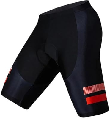 WSQHAO 2 delar för barn, bekväma cykelshorts, i gelsvamp, 3D-vadderade, cykling för pojkar och flickor för cykling (Black04, L)