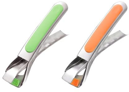 Hot Plate Gripper, 2PCs Stainless Steel Anti-Scald Tongs Anti-Scald Bowl Holder Clip Heat Resistant Silicone Gripper Silicone Anti-Scald Bowl Clip Air Fryer Tongs for Hot Bowls & Dishes