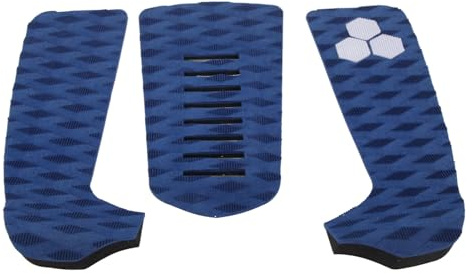 Surf Deck Traction Pad, Surfboard Deck Grip, EVA Trimmable Anti Slip Strong Grip Pad with Custom Fit Design for Longboard Paddleboard Yacht Kayak Canoe (Blue)