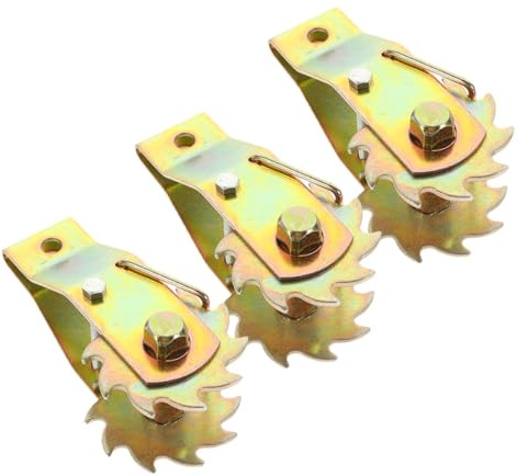 Warmhm Tenditore per Cavi in Acciaio da 3 Pezzi Cricchetto, Tendifilo Resistente per Tensione Filo Esterno e Fissaggio Decorazioni, Accessorio per Recinzioni e Uso Industriale