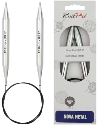 KnitPro - KnitPro Nova (50 cm x 12,00 mm) fasta rundstickor - 1 enhet