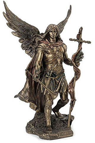 WRTEE Skulptur Heiliger Erzengel Gabriel, 35,6 cm