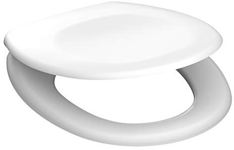 Schütte WC-Sitz - Toilettendeckel | Klodeckel ohne Absenkautomatik | Duroplast | Weiß | 19340