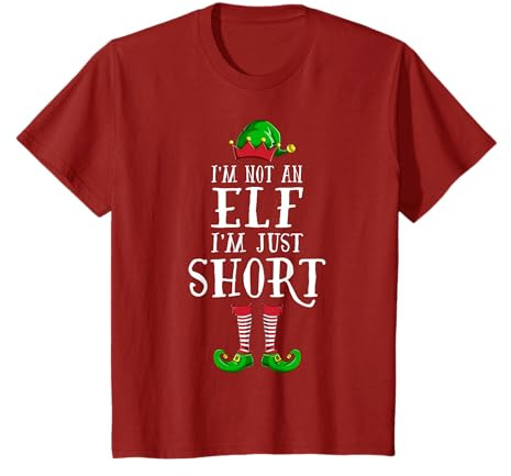 i'm not an Elf i'm just short funny christmas men women gift T-Shirt