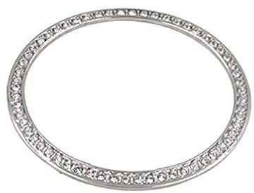 UKCOCO Bezel Ring Compatible with Samsung Watch 46 mm Metal Watch Bezel Ring Smart Protective with Bling Diamond Anti-Scratch Metal Case Frame Accessories