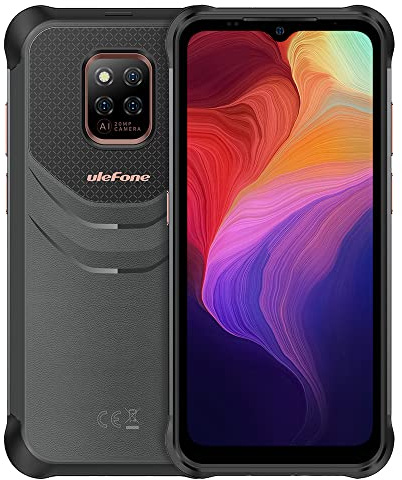 Ulefone Power Armor 14 Outdoor Smartphone ohne Vertrag,10000mAh Akku, Helio G35 4GB 64GB, 6,52'' 20MP+16MP Kamera(Unterwasserfotografie), IP68 IP69K Android 11 Robustes Handy, NFC Drahtloses Laden GPS