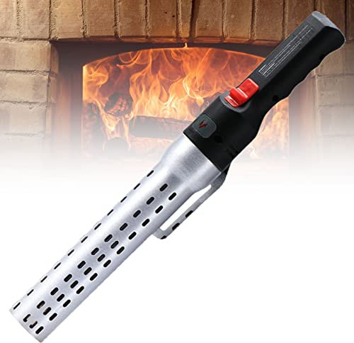Allume-feu Électrique pour Barbecue et Cuisinière, Portable Allume Charbon, 60S Allume Rapidement Du Charbon de Bois ou Du Bois de Chauffage, Maximum : 650℃ (Color:Silver)