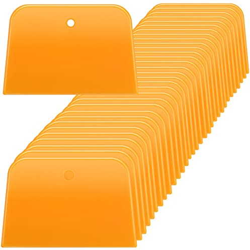 Kathfly Lot de 200 épandeurs de remplissage de carrosserie réutilisables en plastique de 10,2 cm pour carrosserie de voiture, mastics et outils de peinture