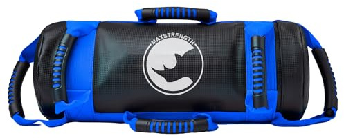 MAXSTRENGTH® 10 kg/20 kg gefülltes Gewicht Sand Power Bag Krafttraining Fitness Crossfitt Laufen Workout Taschen