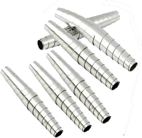 Generic 6Pcs Replacement Volute Spring Stainless Steel Bypass Pruners, Universal Type Manual Replacement Spring, Silver, Bypass Style, Garden Secateurs