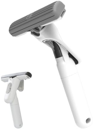 DASHIELL trapeador en Aerosol, trapeador portátil, Fregona de Esponja autoexprimible con función de pulverización, de Limpieza eficiente, Uso en seco y húmedo, Mango ergonómico para Vidrio