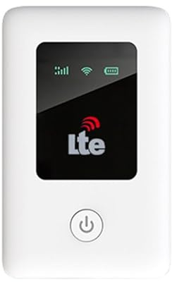 Portable WiFi 4G SIM Card Router 10 WiFi Users Built-in Battery LED Indicators Power Saving High Speed Pocket WiFi Hotspot LTE WiFi Modem Mini Travel Router Unlocked 4G mifi