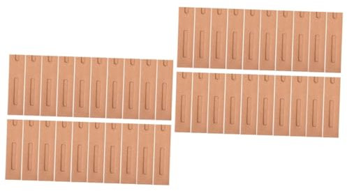 DIYEAH 2 Sätze Mäppchen Stifthülle Aus Papier Stiftschutzhülle Stifthülle Aus Kraftpapier Stiftabdeckung Stiftbehälter Aus Papier Stifthalterhülle Stift-organizer Khaki 30 Stück * 2