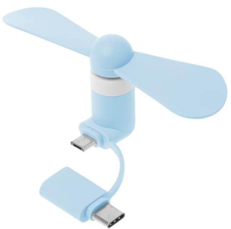 Yzdysg Ventilateur USB de type C amovible pour Powerbank, PC, ordinateur portable