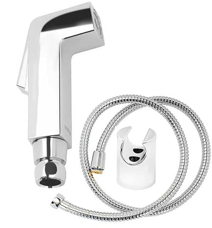 Multi-Functional Shattaf Bum Gun Bidet and Faucet Spray Set, Hand Held Bidet Sprayer with Stainless Steel Hose for Bathroom or Toilet Cleaning