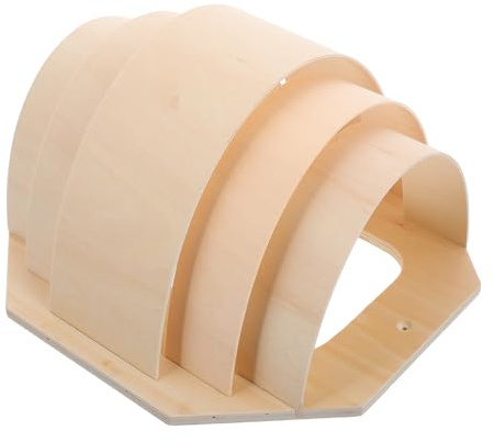 HINTRMENT Paralume in Legno Leggero e Traslucido per Lampada da Sauna, Protezione Resistente al Calore per Piccola Lampada Rustica Sospesa, Accessorio per Sauna Facile Installazione