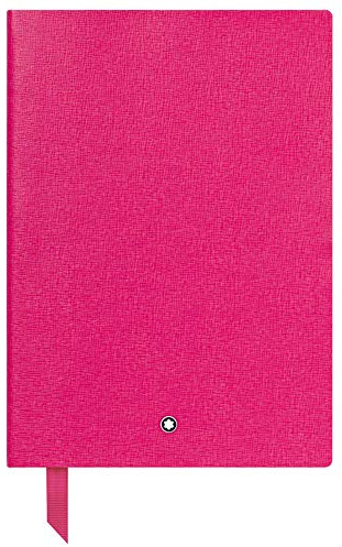 Montblanc Notebook 116520 Fine Stationery #146 – Liniertes Notizbuch aus Leder mit Softcover in DIN A5 – Farbe: Pink – 192 Seiten
