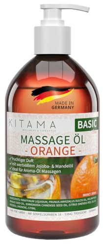 Huile de massage arôme orange 500ml - MyThaiMassage - Huile aromatique pour massage Thaï Wellness Spa