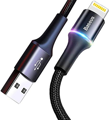 AICase Cavo di ricarica L Lightning da 3 m per telefono, cavo USB, compatibile con telefono 11/XS/XR/X/8/7/6s Plus/6/SE, Pad, Airpods, ecc.