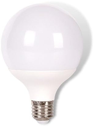 JANDEI - Ampoule Globe LED, G95 E27, 15W (équivalent 120W Halogène) Lumière Blanc Froide 6000K, 1500 Lumens, CRI ＞80, Non dimmable