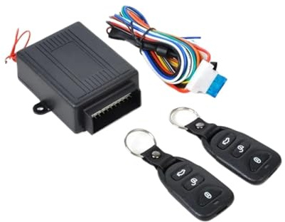 12V Universal Bil Auto Fjärrkontroll Central Kit Dörrlås Låsning Fordon Keyless Entry System Centrallås Med Enkel installation och bred kompatibilitet