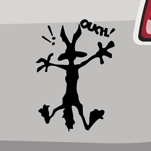 generisch Autsch Koyote Aufkleber 6 Größen 21 Farben- Ouch Cartoon Comic Lustig Roadrunner
