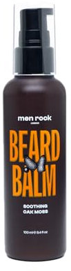 Men Rock Bart Weichmacher – Bartbalsam für Männer mit Eichenmoos – Nicht fettender Bart Conditioner für gepflegten Bart, 100ml
