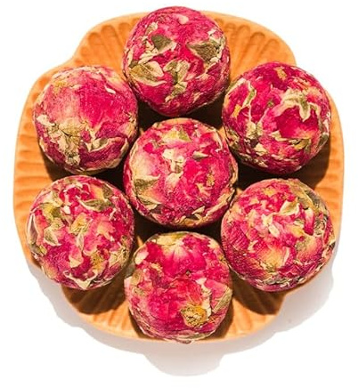 Boules de Petites Roses,Sans théine, sans additif ni conservateur,100% végétal