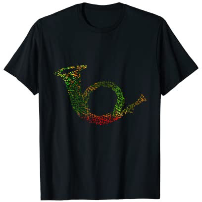 Messing Instrument French Horn Spieler Musik French Horn T-Shirt