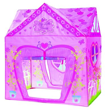Sport1 Sweet dreams Happysun casetta da giardino per bambini. Casetta per bambini da giardino/interno. Casa per bambini con struttura in plastica tubolare di facile montaggio. Dimensioni 95x72x110cm.