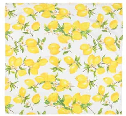 Milisten Tischdecke Sommerliche Früchte Zitronen Druck Klappbar Polyester Besteckständer Hochzeit Dekoration