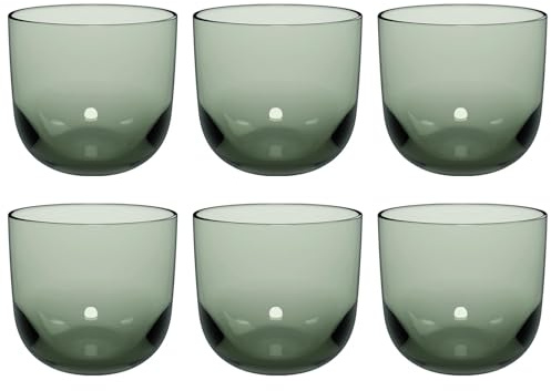 like. by Villeroy & Boch – Like Sage Wassergläser-Set 6-teilig, Grün | 280 ml, Spülmaschinenfest, Farbige Gläser, Trinkgläser, Trinkgeschirr, Wasserbecher, Kristallglas