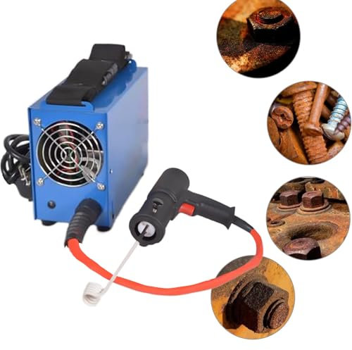 MhWrughts Magnetic Heater Kit Tool, 1500W Flameless Rusty Bolt Induction Heating Bolt Remover Tool, Safe Removal of Nuts, Bolts, Bearings