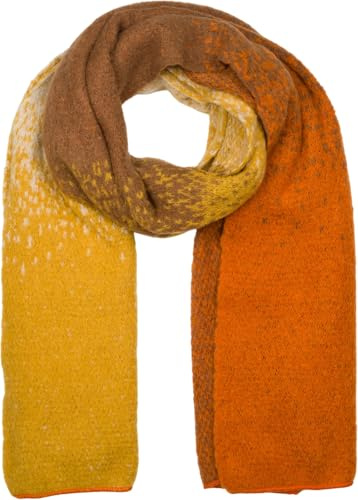 styleBREAKER Damen Web-Schal Pixel Farbverlauf Ombré Look | 53x200 cm XXL-Format, wärmendes weiches Gewebe für den Winter. Fließende Farbübergänge. Flexibel als große Stola drapierbar.