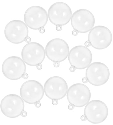 Sosoport Lot de 20 Boules Décoratives Flottantes en Plastique pour Aquarium