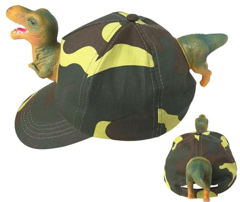Genérico Djurmössa för barn | Basebollkeps för barn med dinosauriedesign | Casual med solskydd, modern design för födelsedag, halloween, camping och djurpark