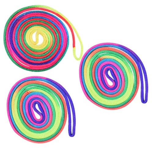 Beaupretty 3pcs Rainbow Cats Cradle String for Finger Stretchy Hand Game Fine Motor Skill Exercise and Party Favors for Boys and Portable for Classroom and Outdoor Fun