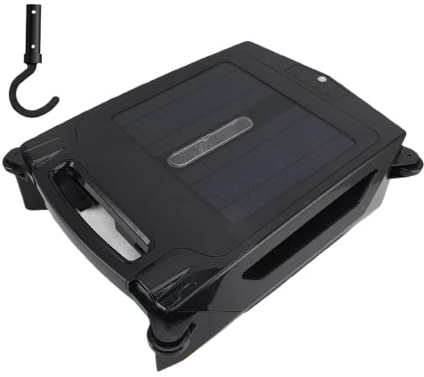 Skimmer automatico a energia solare | Autopulente con motori gemelli | per piscine interrate e fuori terra
