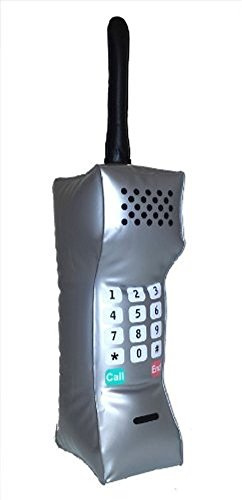 Costume Agent 90's Teenage Business Mobile Telephone Costume Cell Phone