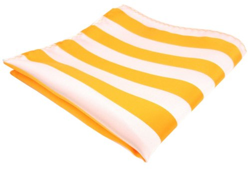 TigerTie Designer Einstecktuch mit breiten Clubstreifen in verschiedenen Farben