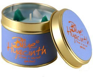 Blue Hyacinth Scented Candle by Lily Flame