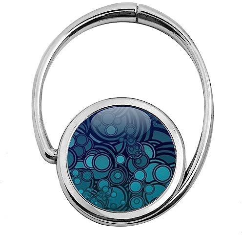 Miss Kha Taschenhalter, faltbar, psychedelisch, Blau